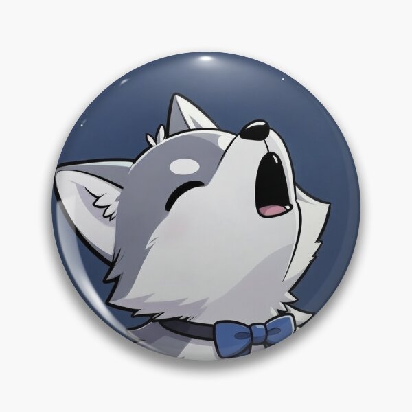 Item preview, Little Howling Wolf Pup Under the Stars designed and sold by LauraMK.