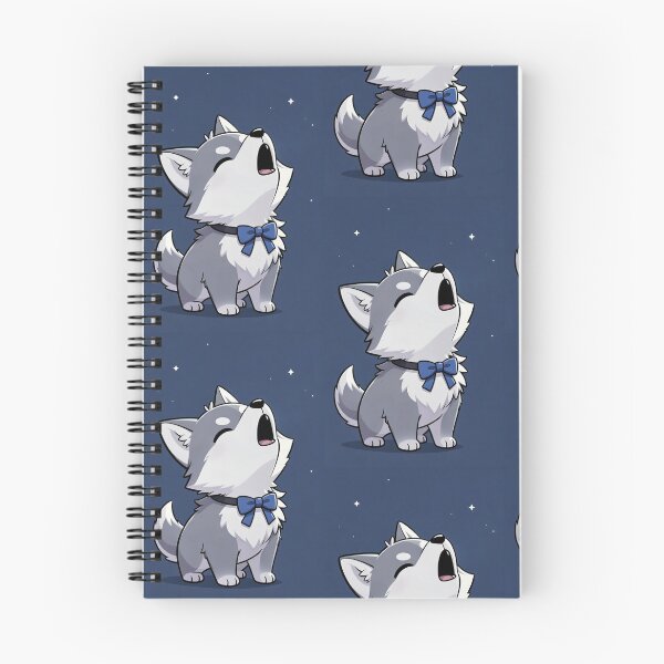 Item preview, Little Howling Wolf Pup Under the Stars designed and sold by LauraMK.
