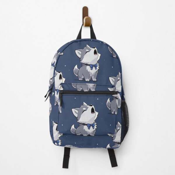 Item preview, Little Howling Wolf Pup Under the Stars designed and sold by LauraMK.
