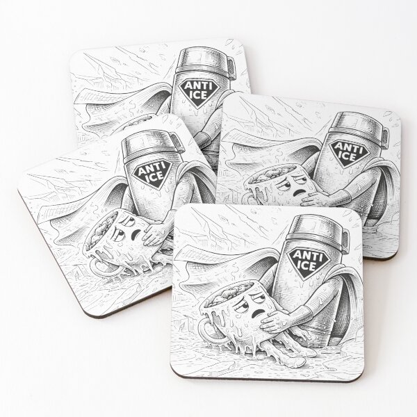 Item preview, Anti Ice Thermos Rescues Melting Ramen Funny Coloring Page designed and sold by ComedyInkFactor.
