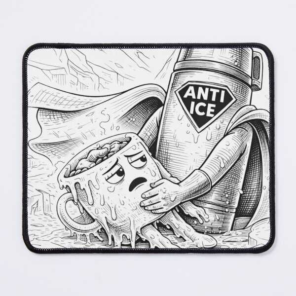 Item preview, Anti Ice Thermos Rescues Melting Ramen Funny Coloring Page designed and sold by ComedyInkFactor.
