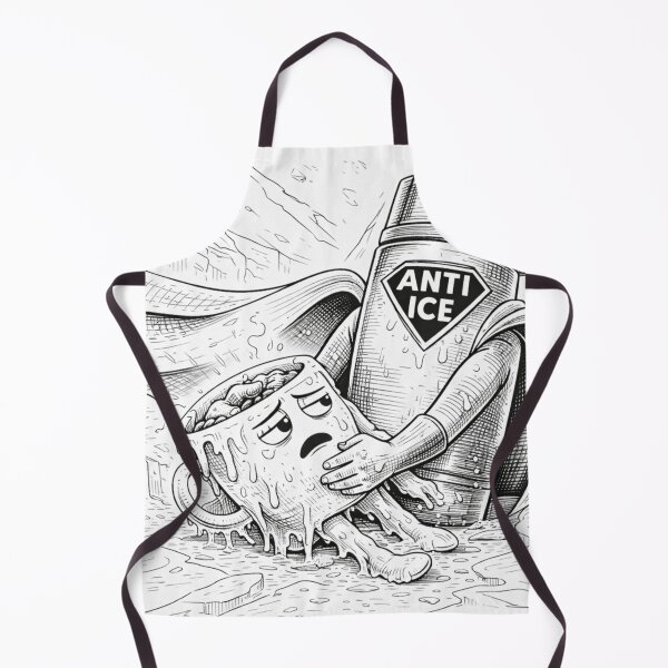 Item preview, Anti Ice Thermos Rescues Melting Ramen Funny Coloring Page designed and sold by ComedyInkFactor.