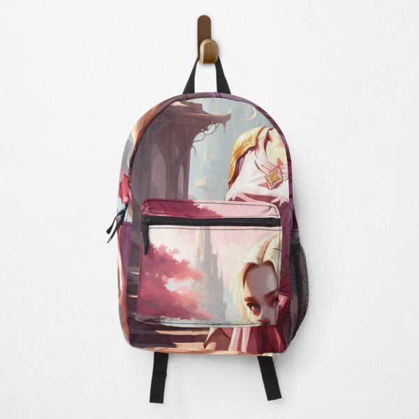 Item preview, Young Fantasy Heroine Among Pink Blossoms designed and sold by FrenchRomani.