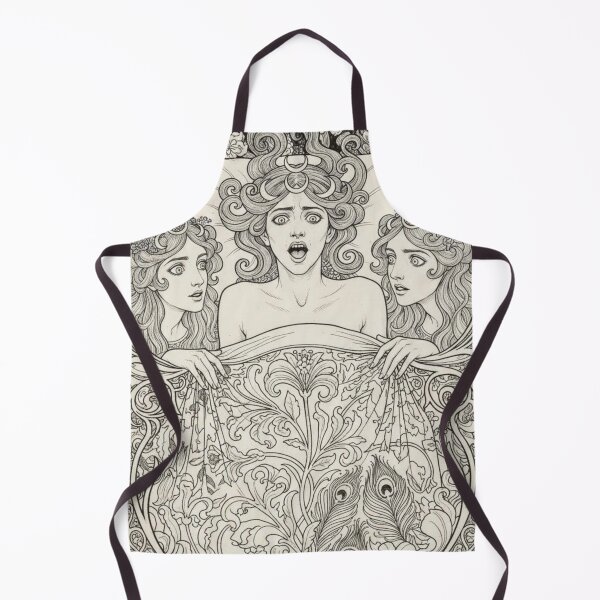 Item preview, Mythic Sapphic Tarot-style Line Art designed and sold by NickWhittleArt.