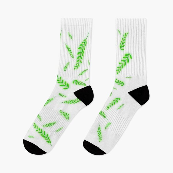 Item preview, Glowing Green Fern Leaves Seamless Botanical Pattern designed and sold by HoriArc.