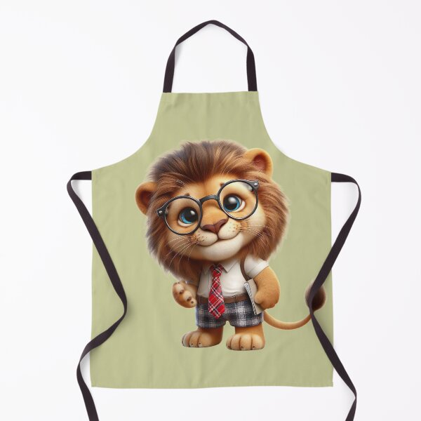 Item preview, Cute Happy Student Lion designed and sold by FlavaVerda.