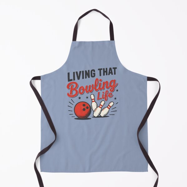 Item preview, Funny Bowling Life Retro Ball Pins Cute Illustration  designed and sold by HowToCanadian.
