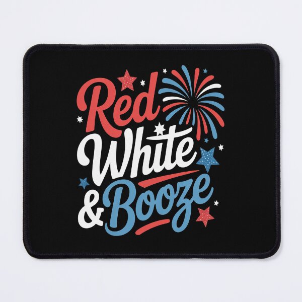 Item preview, Red White And Booze Funny 4th Of July Drinking designed and sold by kakashinn.