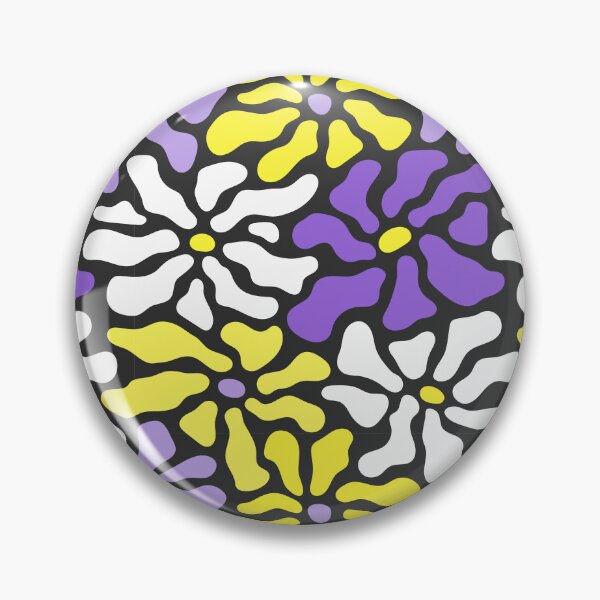 Item preview, Contemporary Abstract Floral Pattern in Nonbinary Colorway designed and sold by teeworthy.