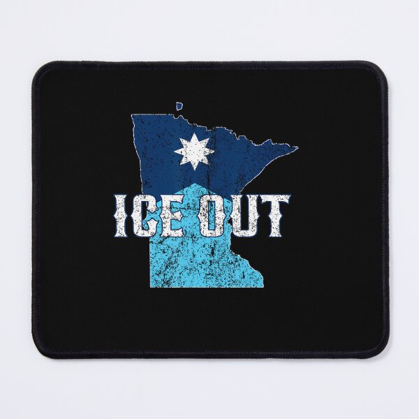 Item preview, Vintage Ice Out Of Mn Minnesota Flag And Map Distressed T-Shirt designed and sold by CcConsultingS.