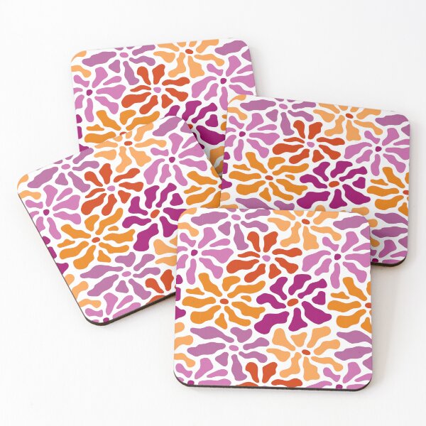Item preview, Contemporary Abstract Floral Pattern in Lesbian Colorway designed and sold by teeworthy.