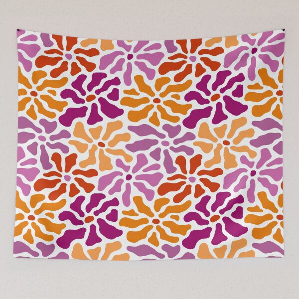 Item preview, Contemporary Abstract Floral Pattern in Lesbian Colorway designed and sold by teeworthy.
