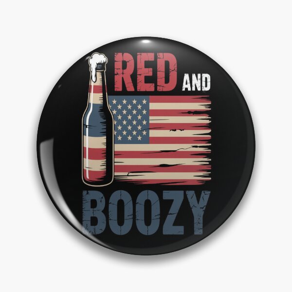 Item preview, Red White and Boozy 4th of July Funny Drinking designed and sold by kakashinn.