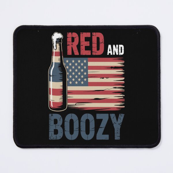 Item preview, Red White and Boozy 4th of July Funny Drinking designed and sold by kakashinn.
