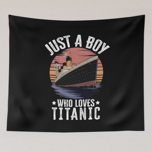 Item preview, Titanic Boy Loves Titanic - Titanic Boy Design for Men Boys designed and sold by farhanhafeez.