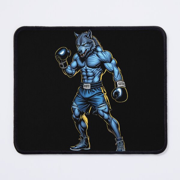 Item preview, Sigma Wolf Boxer Gym Motivation Art for Lone Wolf Fighters and Fitness Men | 2026 winter arc motivation | Premium HD Boxing design in 2026 designed and sold by MillionaireGenZ ⭐⭐⭐⭐⭐ (5.0).