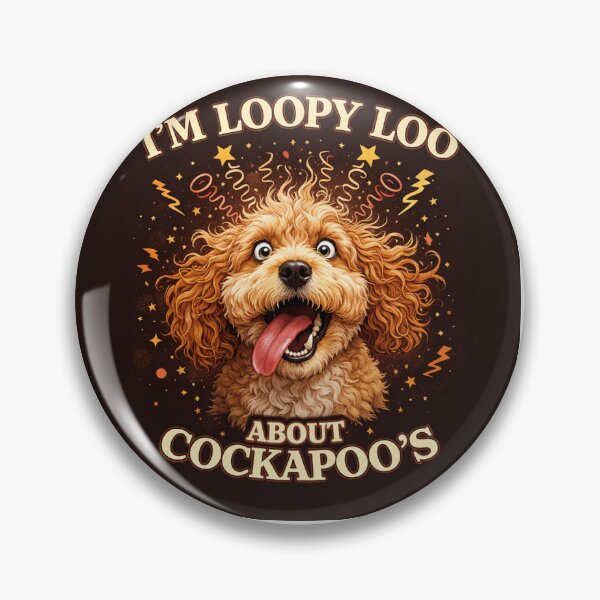 Artikelvorschau, Verrückter Cockapoo entworfen und verkauft von AnneilDesign.