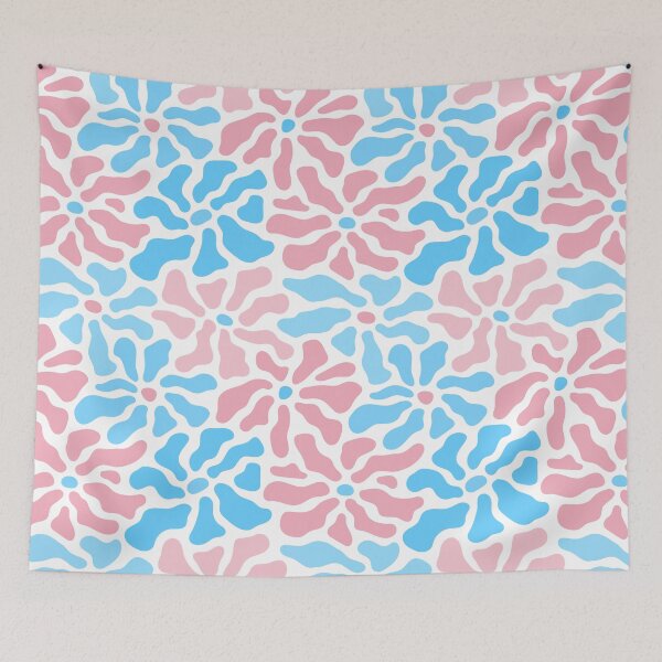 Item preview, Contemporary Abstract Floral Pattern in Trans Colorway designed and sold by teeworthy.
