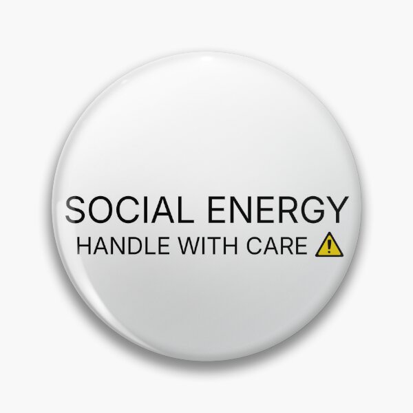 Item preview, Social Energy – Handle With Care designed and sold by HubCreates.