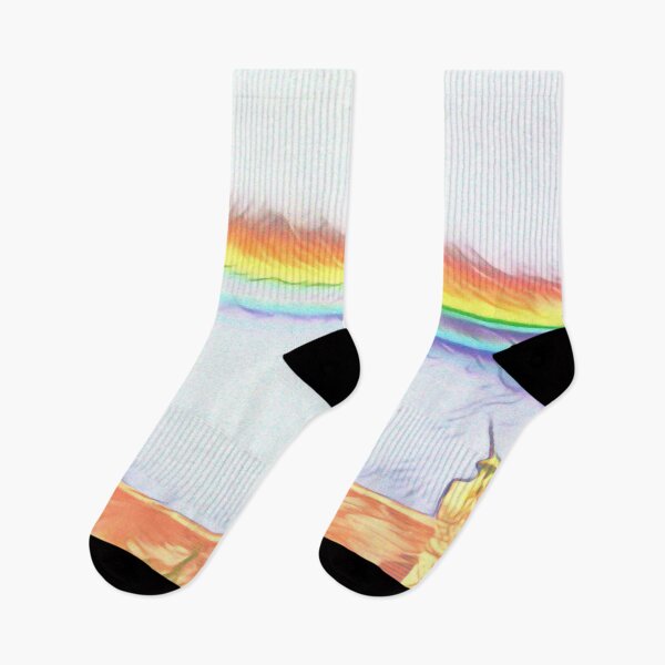 Item preview, Colourful Rainbow Over Rooftop designed and sold by Fearless-Fox.