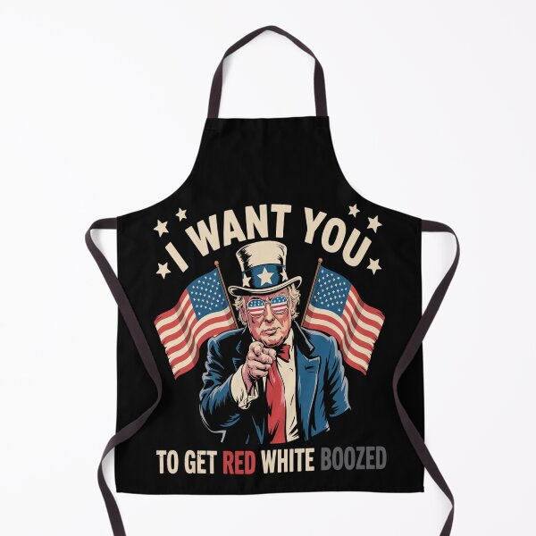 Item preview, Red White Booze Funny Donald Trump 4th of July Merica designed and sold by kakashinn.