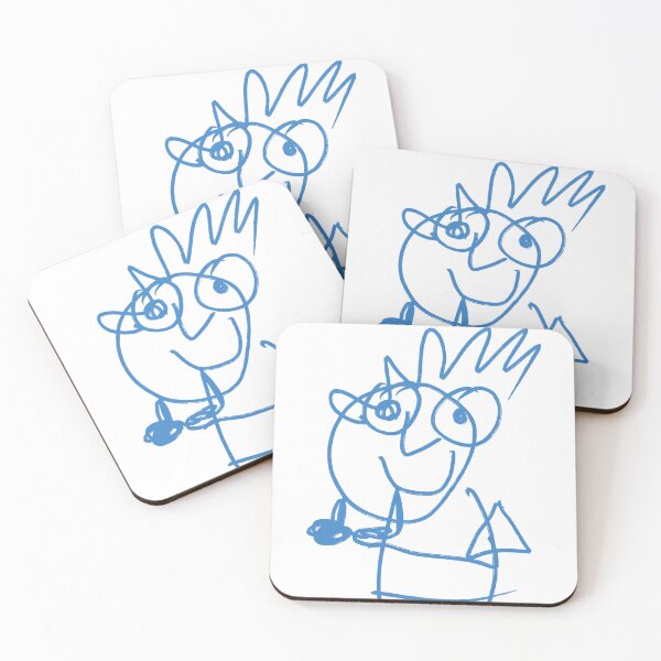 Item preview, Blue scribble  designed and sold by laurenj25.