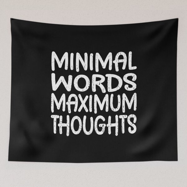 Item preview, MINIMAL WORDS MAXIMUM THOUGHTS free thinker engineering engineer scientist science think first designed and sold by Jt41.