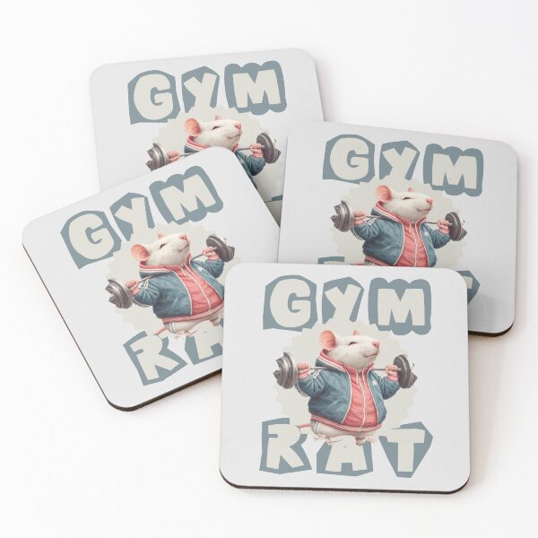 Item preview, Cute design gym rat designed and sold by ARTpatrycha.