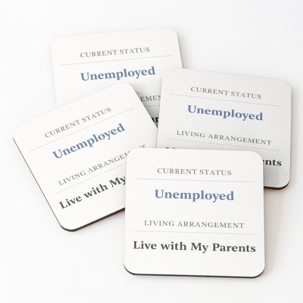 Item preview, I'm Unemployed and Live with My Parents - Graduate Diploma Style designed and sold by Sarcastic Monkey.
