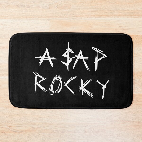 Item preview, ASAP Rocky Hand-Drawn White Text Logo Design designed and sold by Novaque.