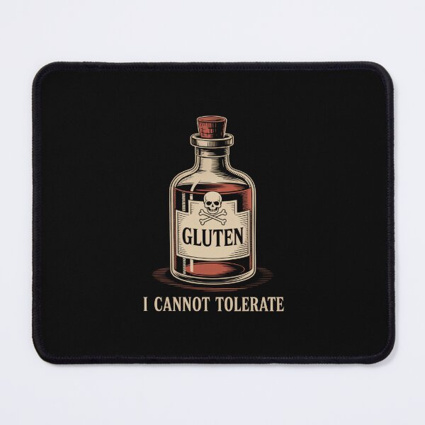 Item preview, Gluten First Thing I Cannot Tolerate Poison Bottle designed and sold by Vintage Shapes.