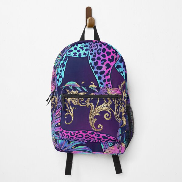 Item preview, Neon Jungle Leopard and Exotic Floral Pattern designed and sold by DesignsbyAnsari.