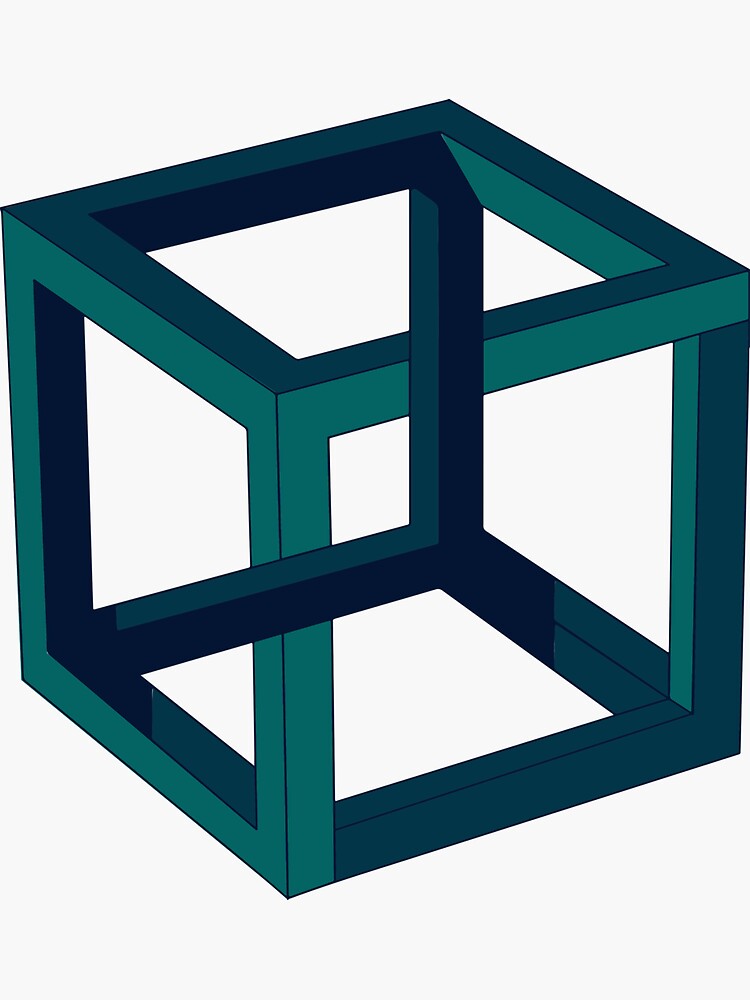 "Impossible (Irrational) Cube - Mauritus Cornelis (MC) Escher, Artwork ...