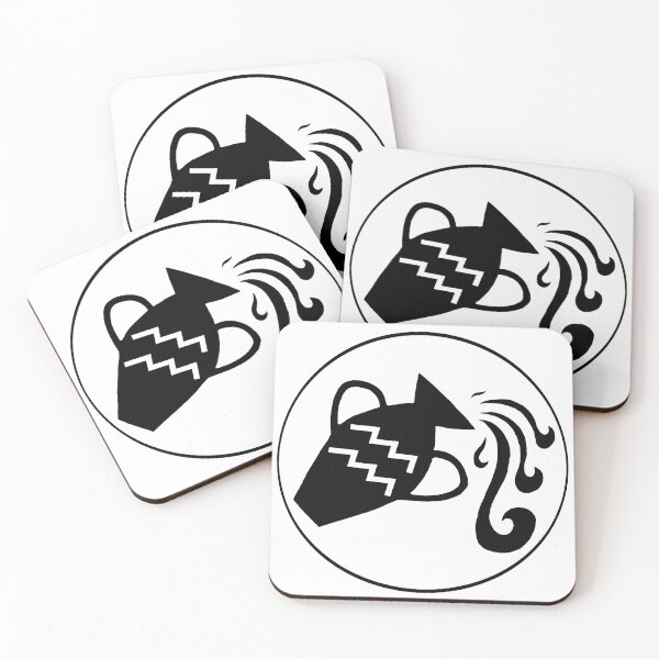 Item preview, Astrological sign of Aquarius (black) designed and sold by Lagueny.