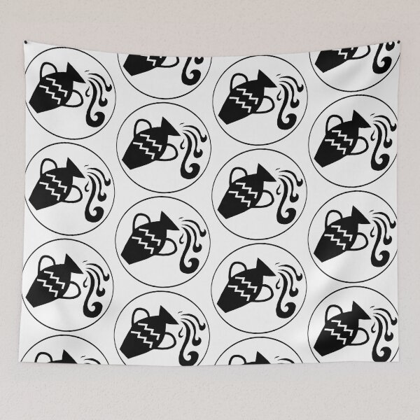 Item preview, Astrological sign of Aquarius (black) designed and sold by Lagueny.