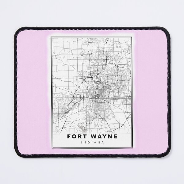 Item preview, Minimalist Fort Wayne Map designed and sold by Tamas Das.