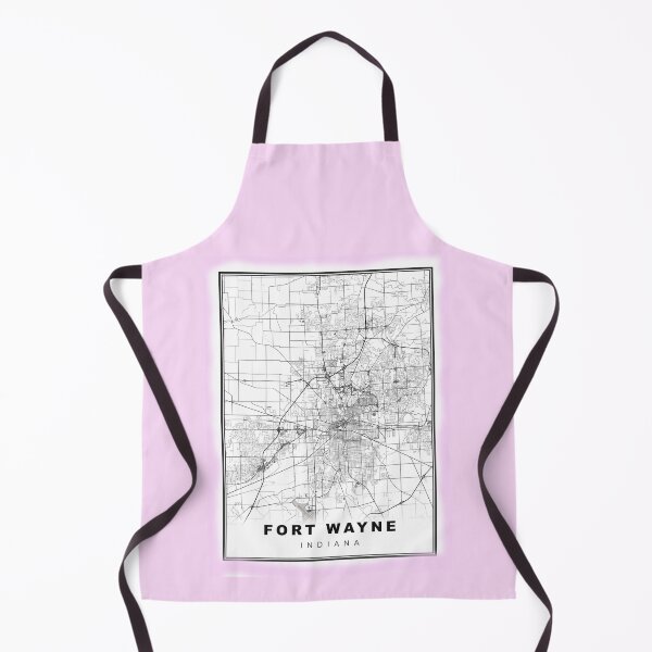 Item preview, Minimalist Fort Wayne Map designed and sold by Tamas Das.