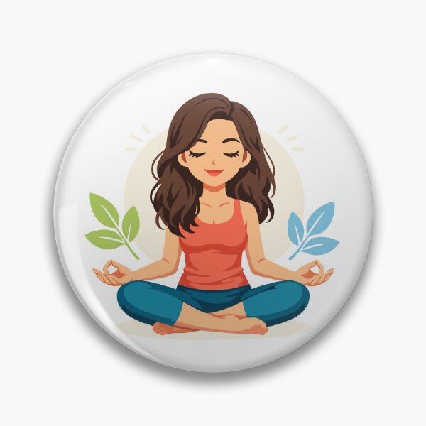 Item preview, Meditating Woman in Lotus Pose designed and sold by iamshibsankar.