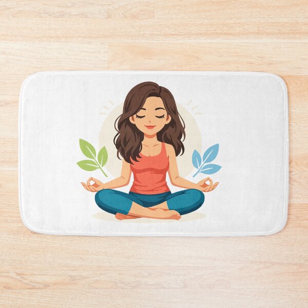 Item preview, Meditating Woman in Lotus Pose designed and sold by iamshibsankar.