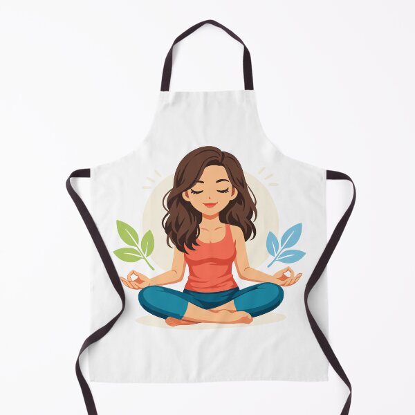 Item preview, Meditating Woman in Lotus Pose designed and sold by iamshibsankar.