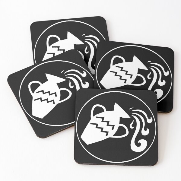 Item preview, Astrological sign of Aquarius (white) designed and sold by Lagueny.