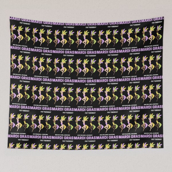 Item preview, Mardi Gras Dancers - New Orleans Fat Tuesday Celebration designed and sold by WatsonSchultz.