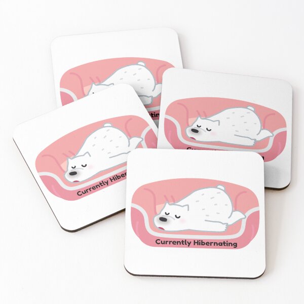 Item preview, Currently Hibernating – Polar Bear Sleeping designed and sold by Livunmasked.