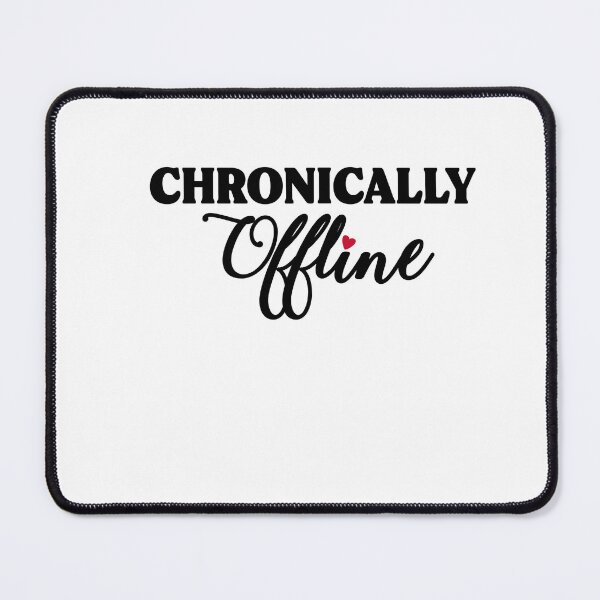 Item preview, Chronically Offline - Minimalist Aesthetic Quote designed and sold by Abibless1998.