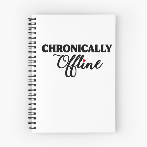 Item preview, Chronically Offline - Minimalist Aesthetic Quote designed and sold by Abibless1998.