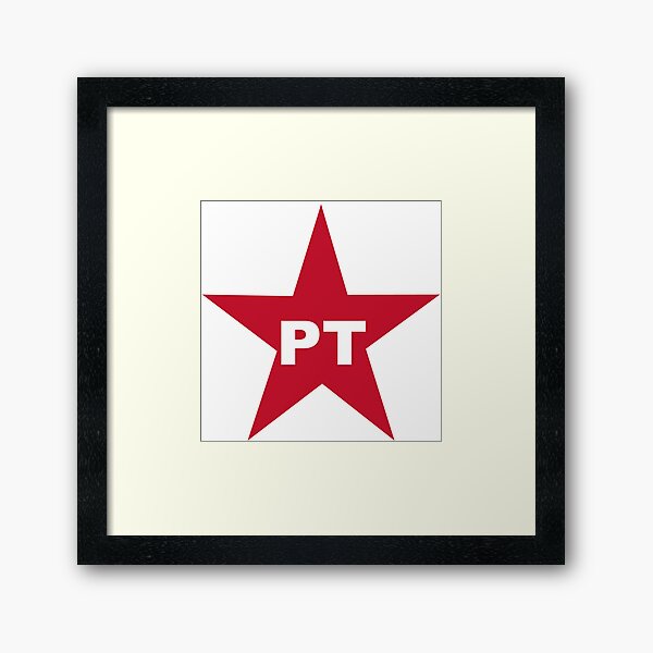 Item preview, Workers' Party (Partido dos Trabalhadores, PT) Logo designed and sold by Nikki SpaceStuffPlus.