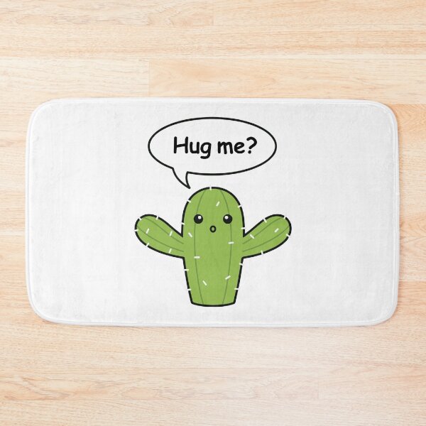 Item preview, Cactus Hug Me - Cute Kawaii Minimalist Design designed and sold by smileempire.