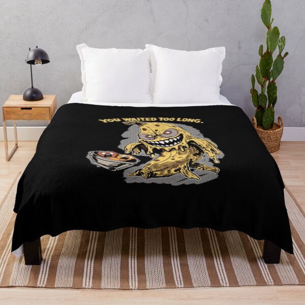 Item preview, You Waited Too Long – Creepy Overripe Banana Comic Horror Design designed and sold by Popstudio85.
