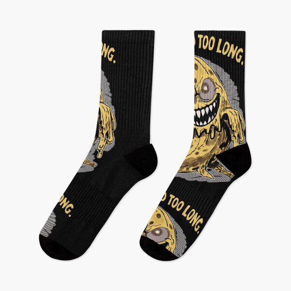 Item preview, You Waited Too Long – Creepy Overripe Banana Comic Horror Design designed and sold by Popstudio85.