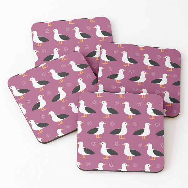 Item preview, Albatrosses on purple designed and sold by reneesillus.